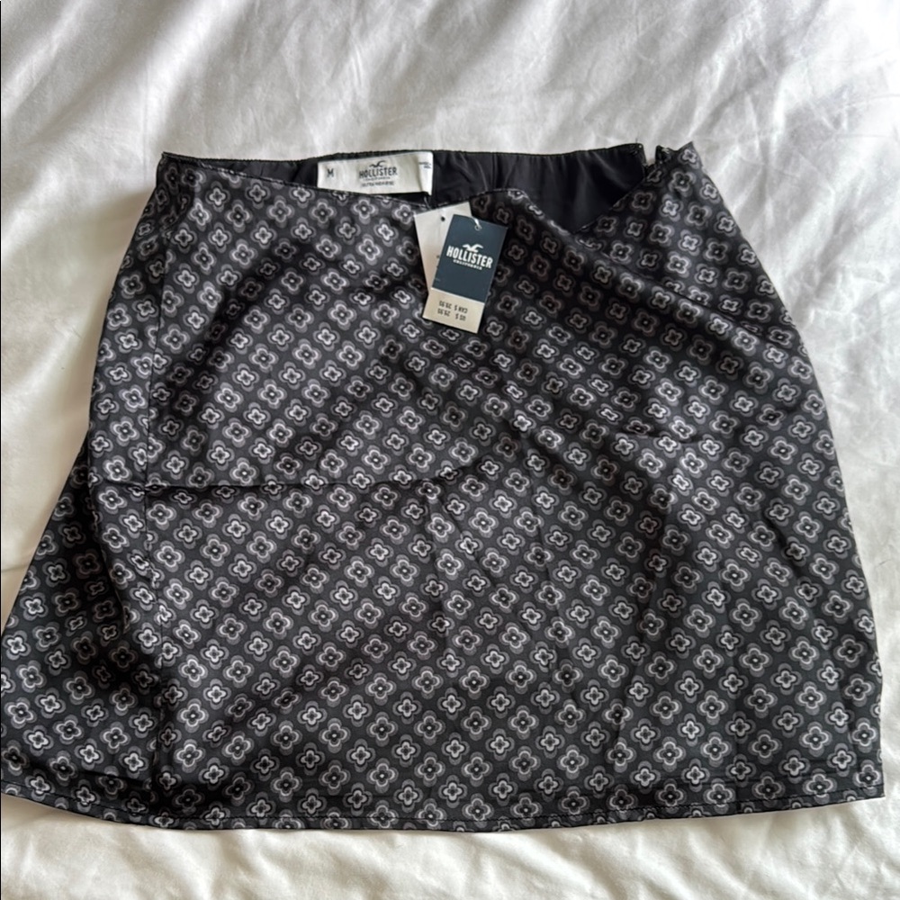 Hollister Gray A-Line Mini Skirt Casual